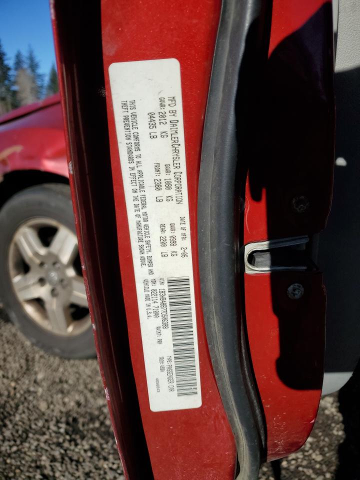 2007 Dodge Caliber VIN 1B3HB48B77D506388 Copart auction photo, front end / side damage thumbnail 15