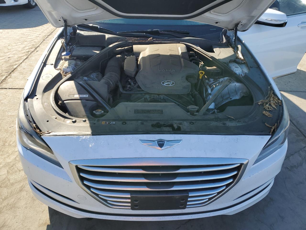 2015 Hyundai Genesis VIN KMHGN4JE6FU101204 Copart auction photo, side damage thumbnail 11