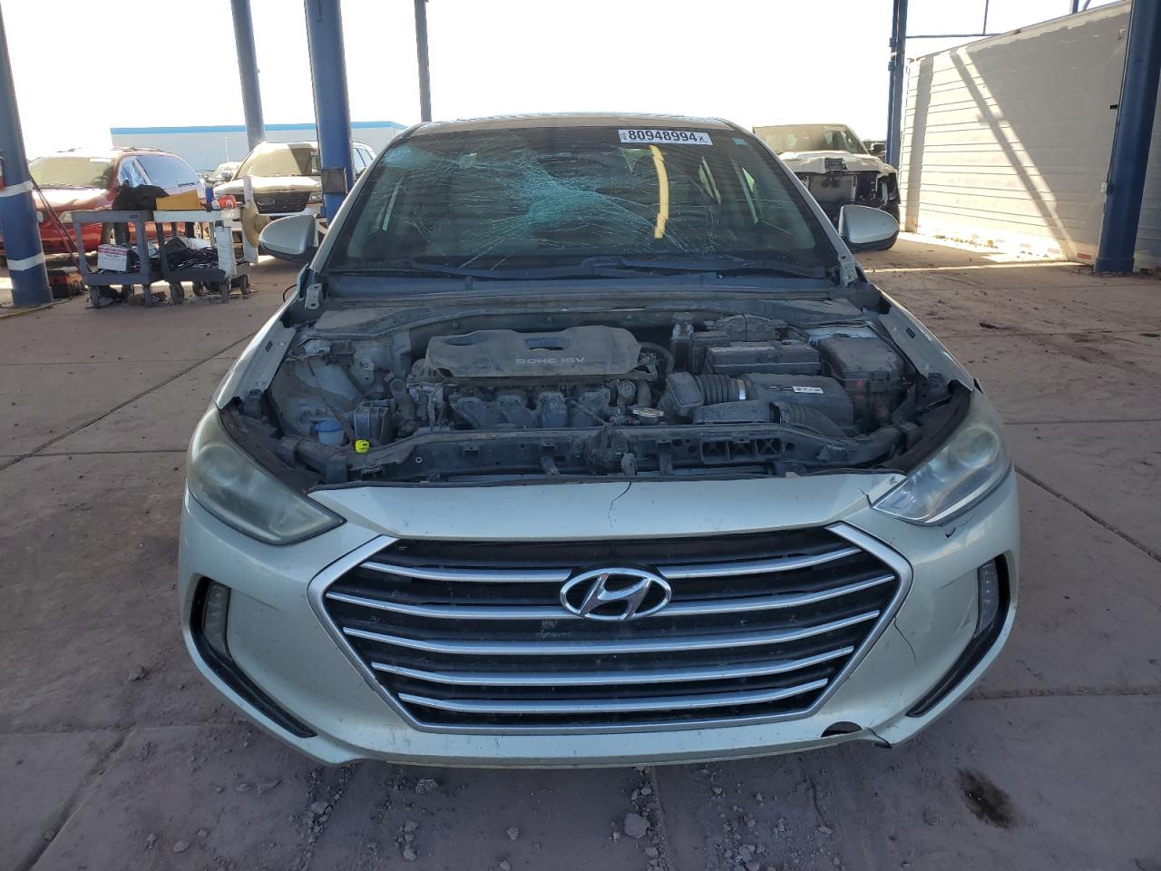 2017 Hyundai Elantra VIN 5NPD84LF6HH146659 Copart auction photo, front end damage thumbnail 5