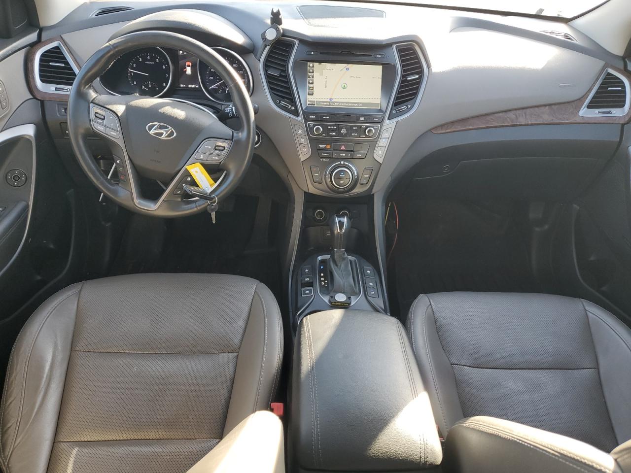 2017 Hyundai Santa Fe VIN KM8SR4HF2HU202160 Copart auction photo, minor dent/scratches damage thumbnail 8
