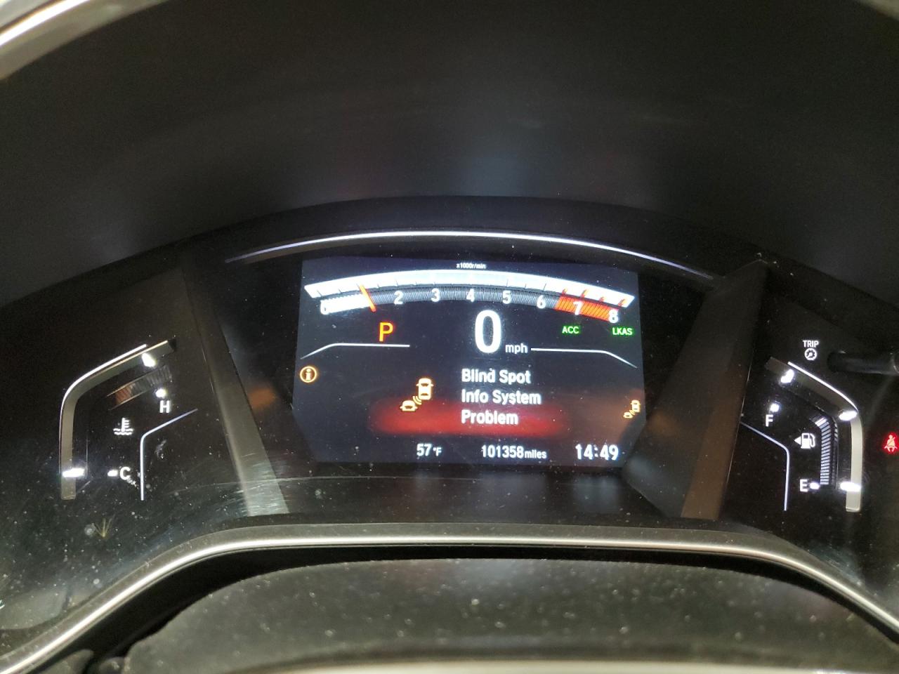 2017 Honda CR-V VIN 2HKRW1H87HH507479 Copart auction photo, side / front end damage thumbnail 9