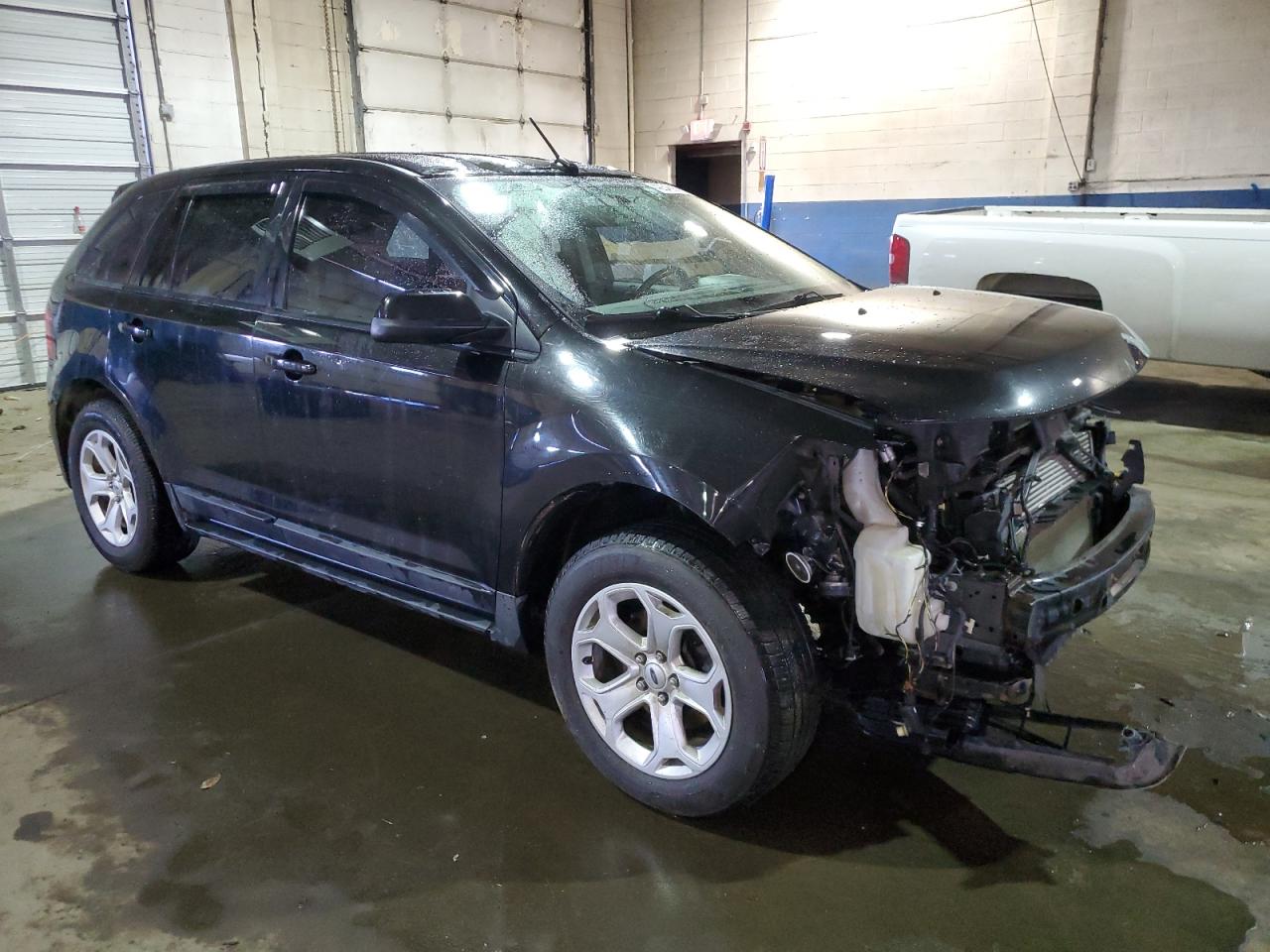 2013 Ford Edge VIN 2FMDK3J91DBA48245 Copart auction photo, front end / vandalism damage thumbnail 4