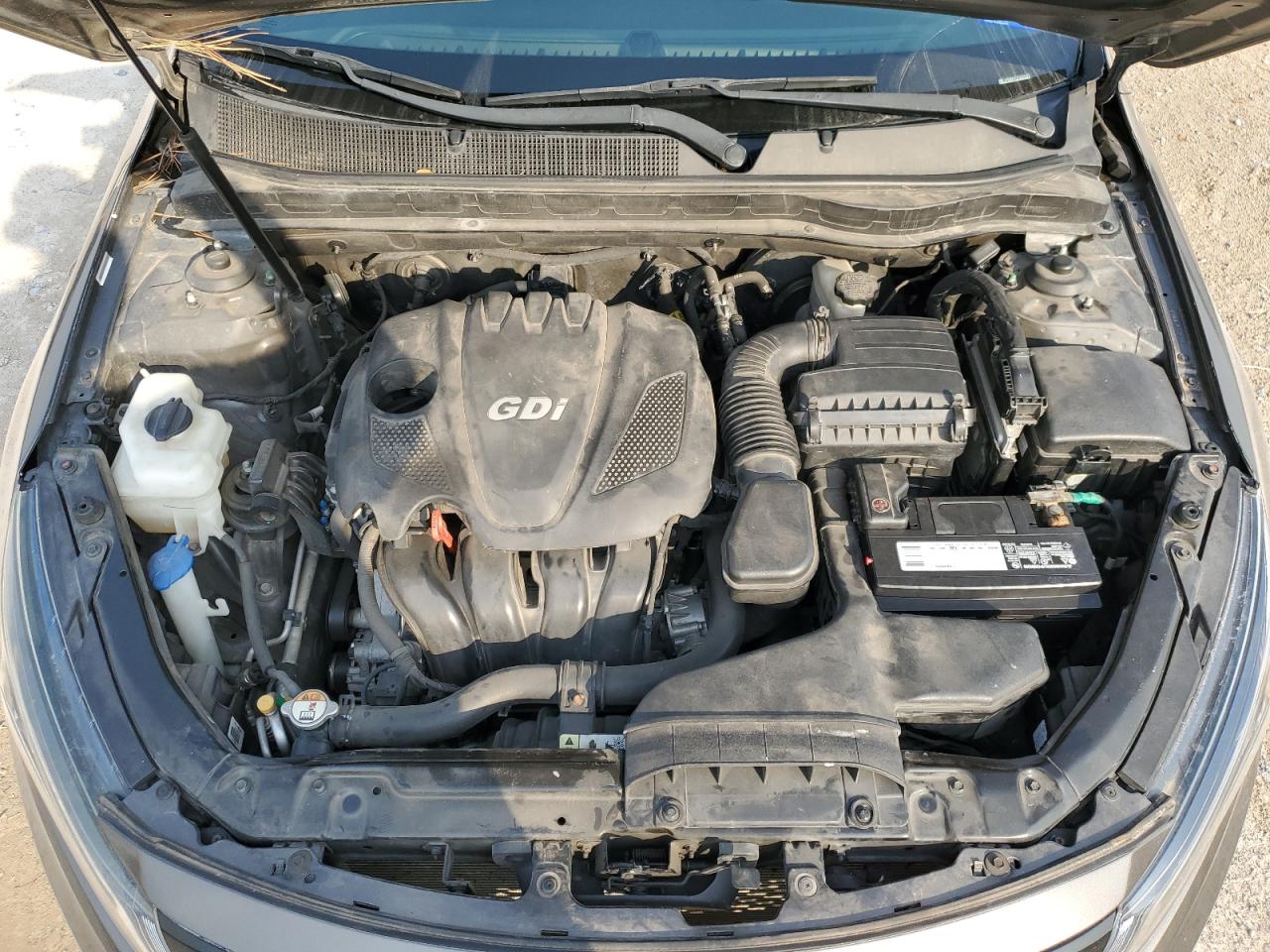 2015 KIA Optima VIN 5XXGM4A7XFG398489 Copart auction photo, rear end / all over damage thumbnail 11