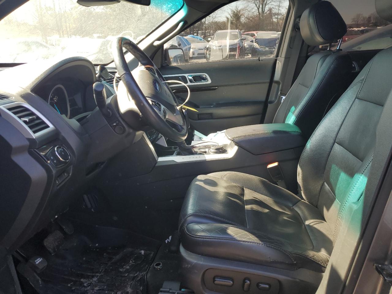 2014 Ford Explorer VIN 1FM5K8F8XEGB87589 Copart auction photo, undercarriage damage thumbnail 7