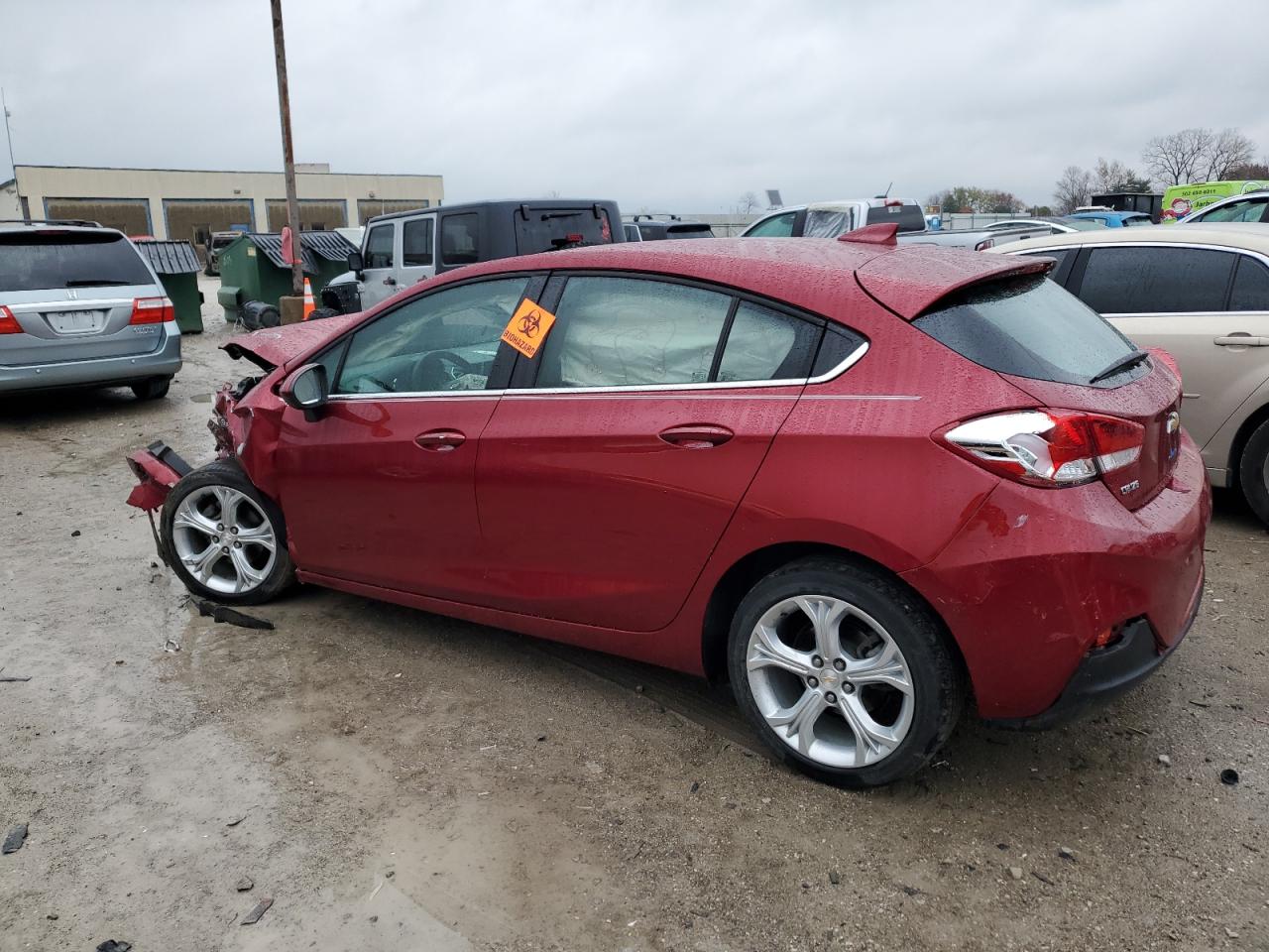 2019 Chevrolet Cruze VIN 3G1BF6SM7KS568180 Copart auction photo, front end / minor dent/scratches damage thumbnail 2