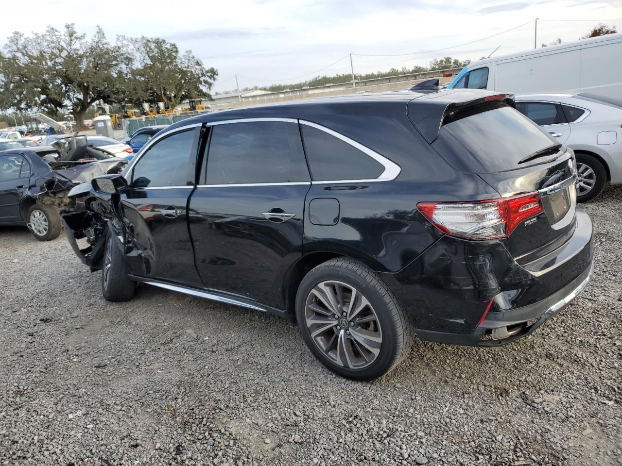 2020 Acura MDX VIN 5J8YD3H50LL000187 Copart auction photo, front end / side damage thumbnail 2