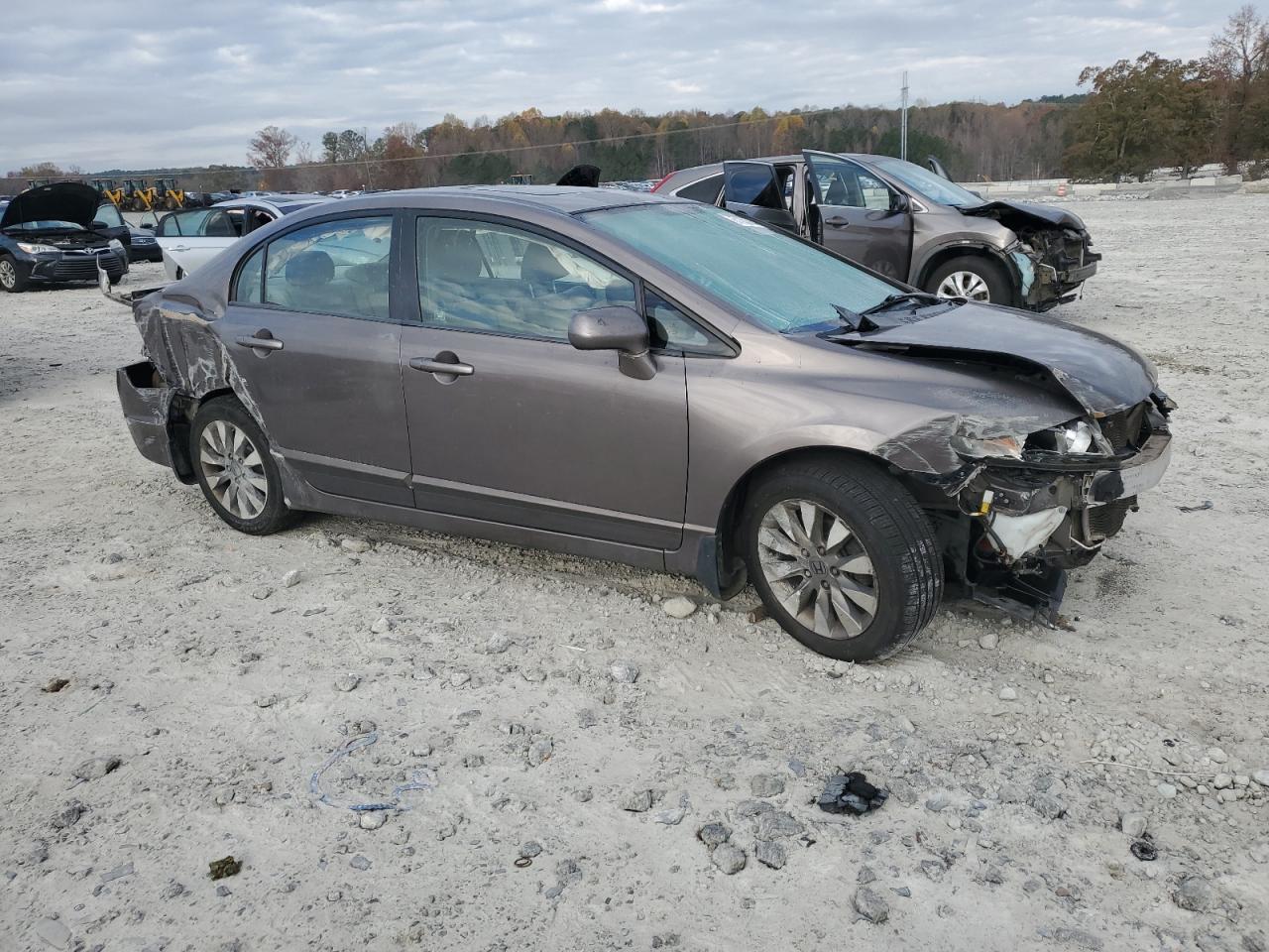 2010 Honda Civic VIN 2HGFA1F82AH523576 Copart auction photo, all over damage thumbnail 4