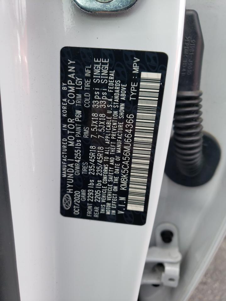 2021 Hyundai Kona VIN KM8K5CA56MU664366 Copart auction photo, front end damage thumbnail 14
