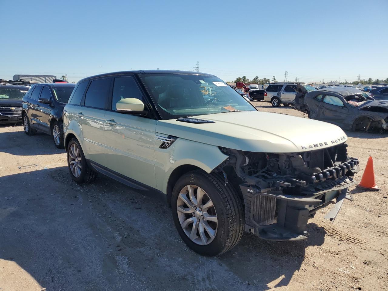 2014 Land Rover Range Rover VIN SALWR2WF6EA393178 Copart auction photo, front end damage thumbnail 4