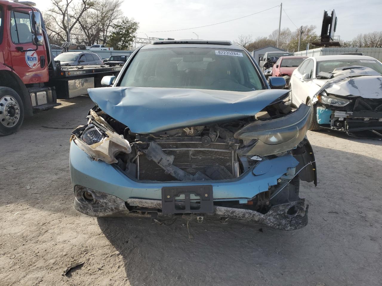2014 Honda CR-V VIN 2HKRM3H57EH502849 Copart auction photo, front end damage thumbnail 5