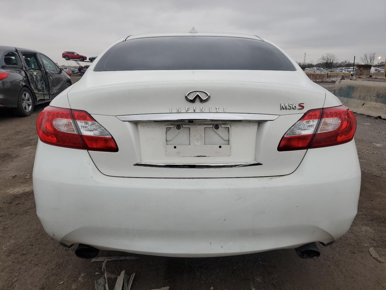 2011 Infiniti M VIN JN1AY1AP2BM520813 Copart auction photo, front end damage thumbnail 6