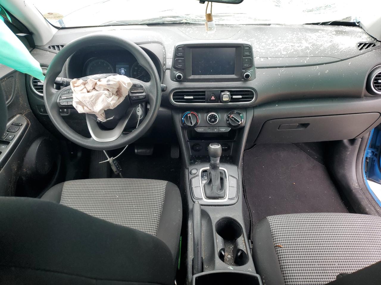 2019 Hyundai Kona VIN KM8K12AA8KU385646 Copart auction photo, all over damage thumbnail 8