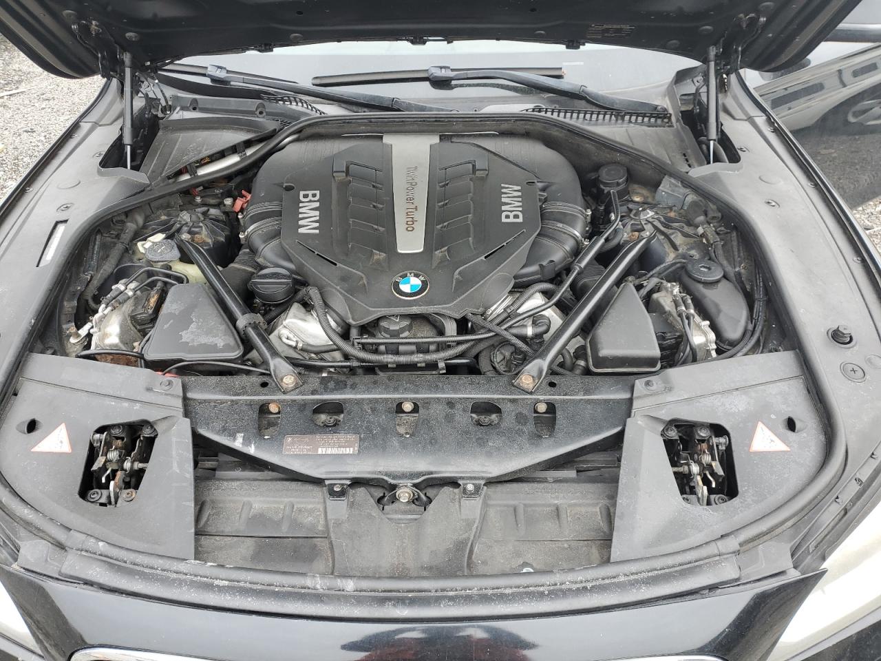 2013 BMW 7er VIN WBAYF8C56DD141092 Copart auction photo, front end / mechanical damage thumbnail 11