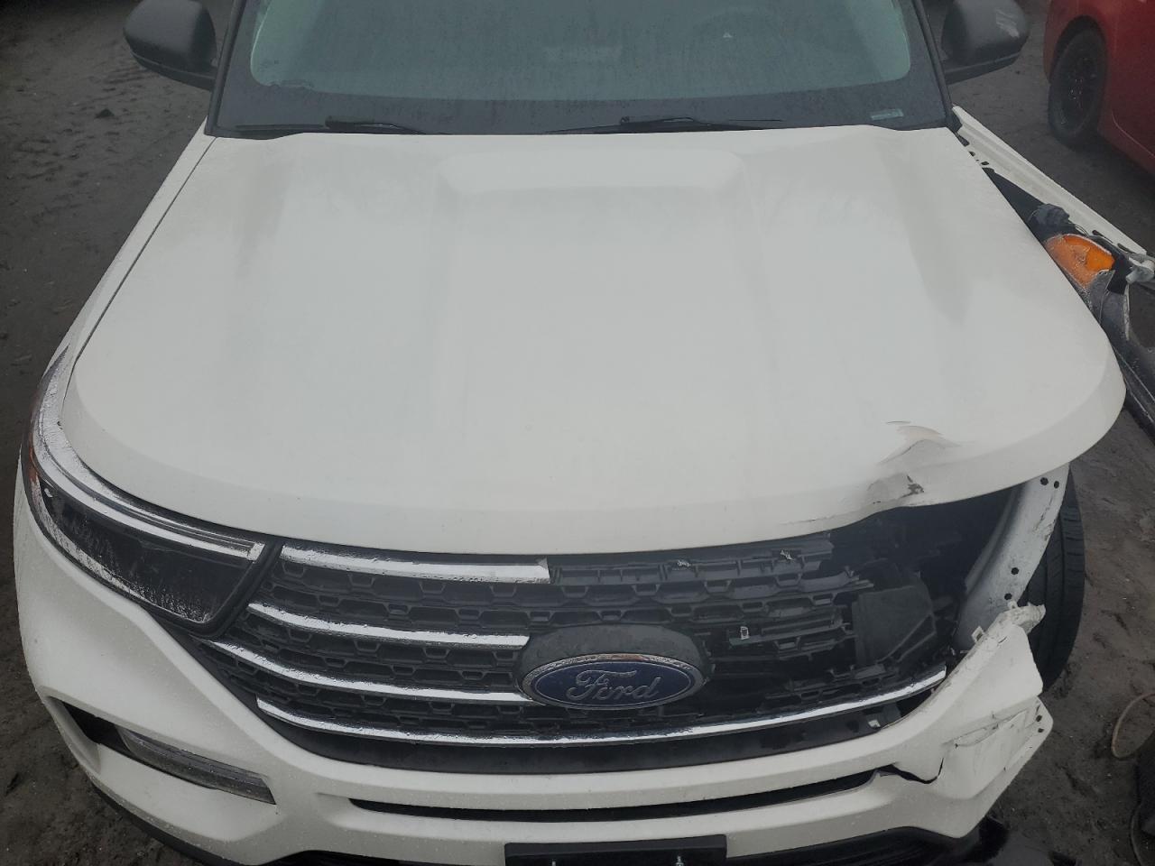 2023 Ford Explorer VIN 1FMSK8DH1PGB91281 Copart auction photo, front end / side damage thumbnail 12