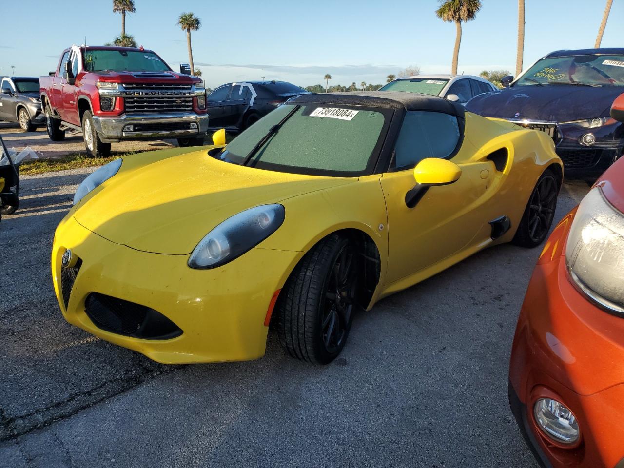 2016 Alfa Romeo 4C VIN ZARBAAB44GM181561 - Copart auction photo