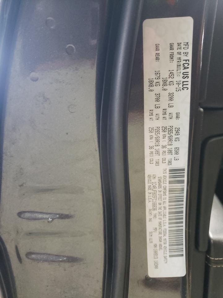 2015 Jeep Grand Cherokee VIN 1C4RJFBG5FC166636 Copart auction photo, front end damage thumbnail 13