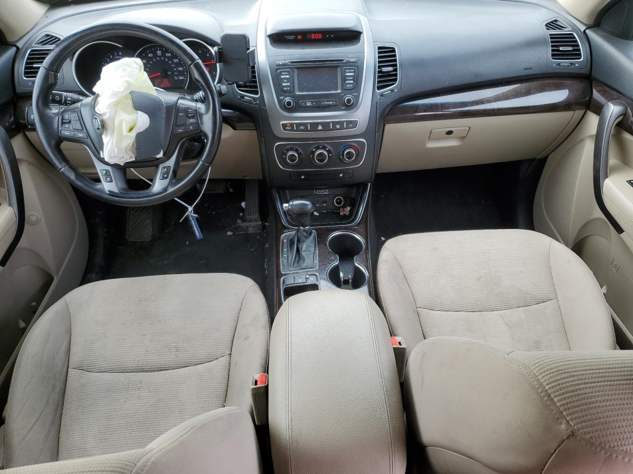 2015 KIA Sorento VIN 5XYKTDA6XFG633831 Copart auction photo, front end damage thumbnail 8