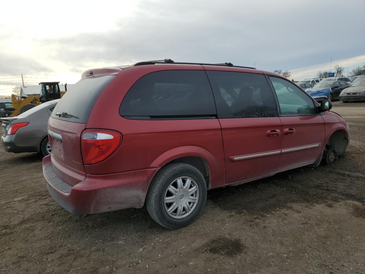 2006 Chrysler Town & Country VIN 2A4GP54L16R782037 Copart auction photo, front end / stripped damage thumbnail 3