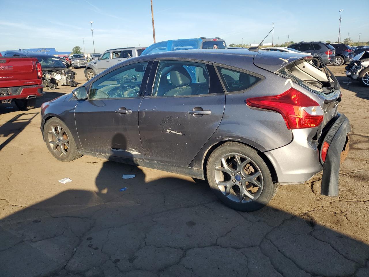 2014 Ford Focus VIN 1FADP3K20EL270077 Copart auction photo, rear end / front end damage thumbnail 2