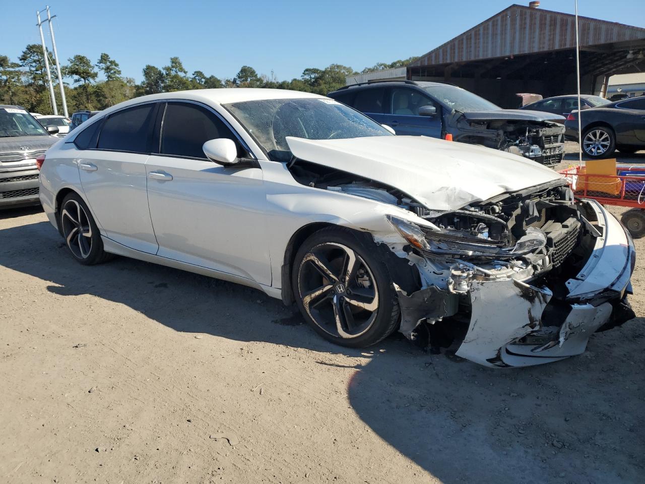 2018 Honda Accord VIN 1HGCV1F37JA119537 Copart auction photo, front end damage thumbnail 4