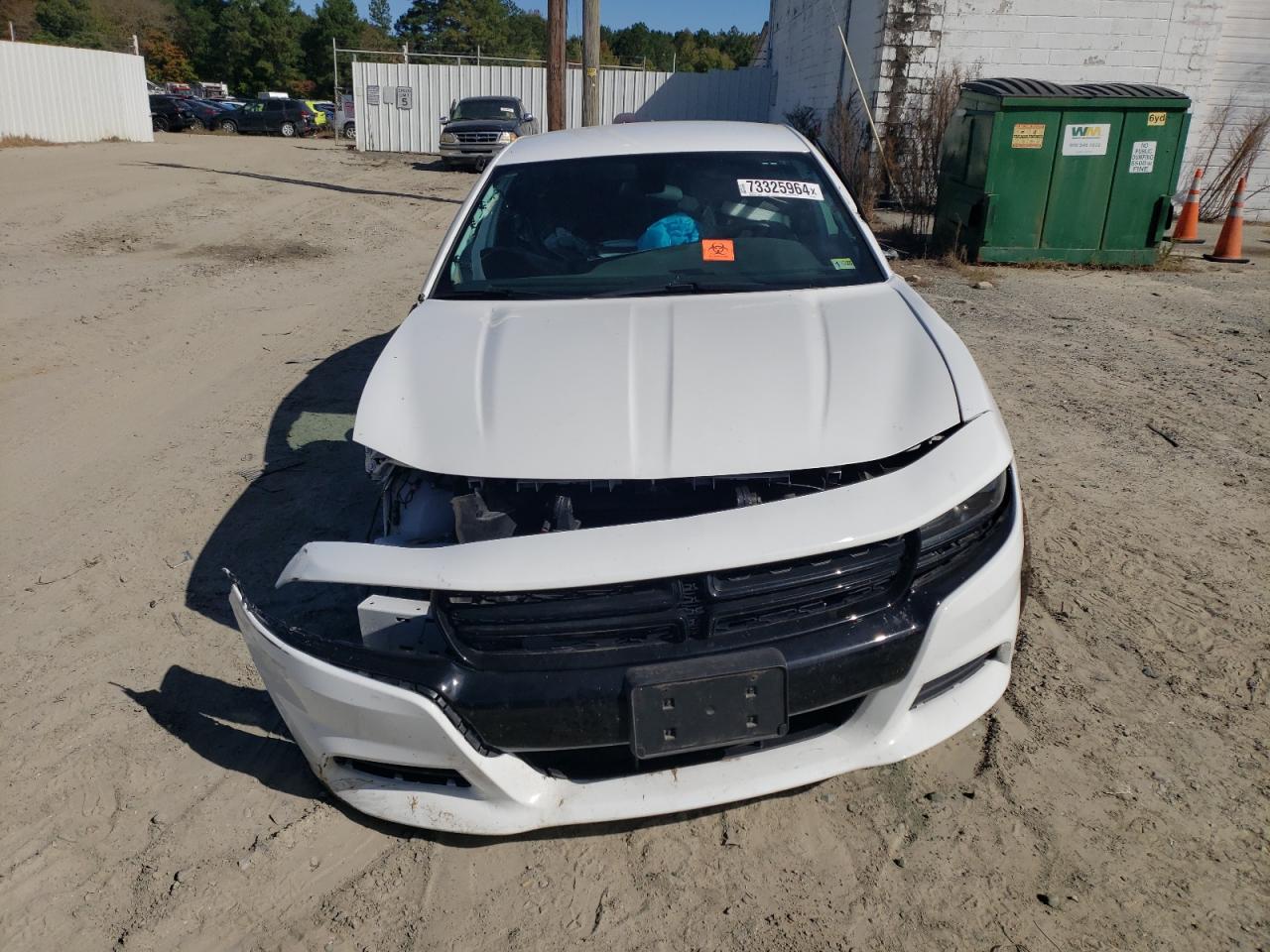 2021 Dodge Charger VIN 2C3CDXAT2MH659092 Copart auction photo, front end / side damage thumbnail 5