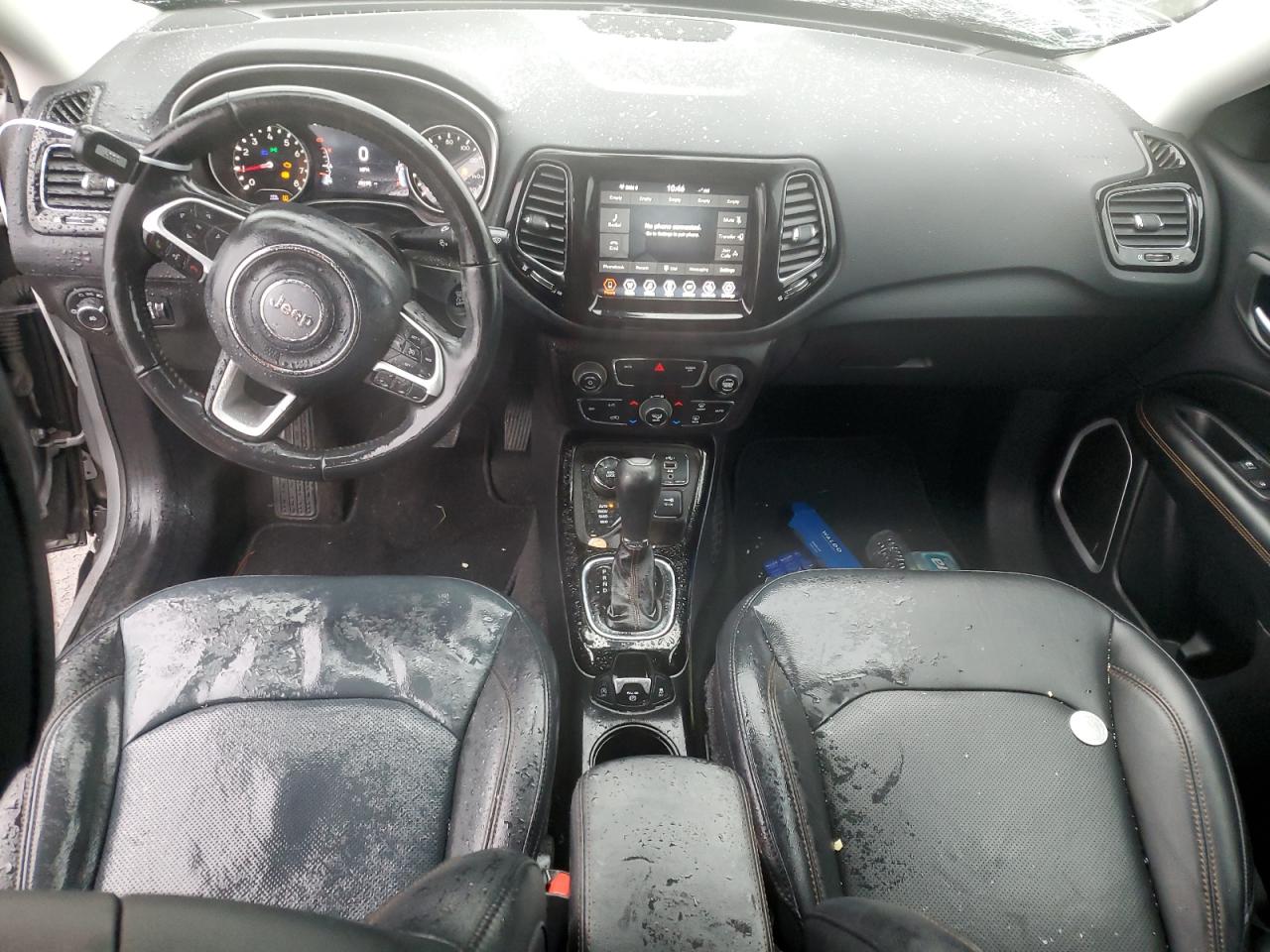 2019 Jeep Compass VIN 3C4NJDCB7KT843383 Copart auction photo, front end damage thumbnail 8