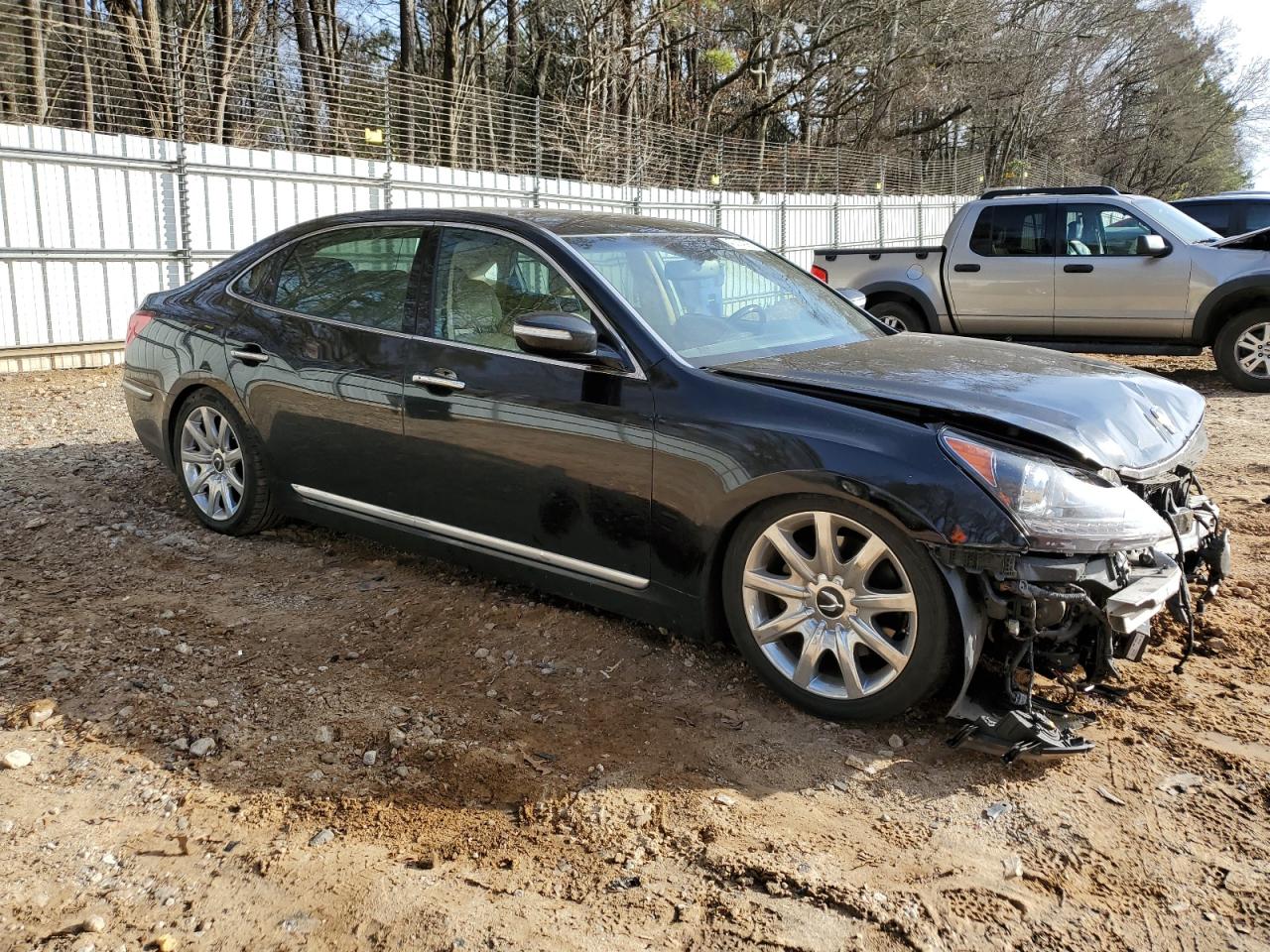 2011 Hyundai Equus VIN KMHGH4JF5BU036386 Copart auction photo, front end damage thumbnail 4