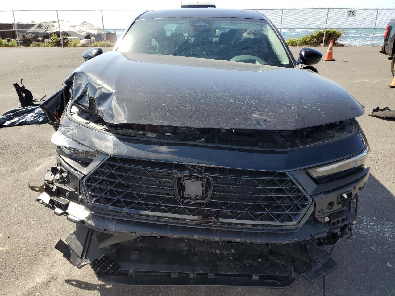 2023 Honda Accord VIN 1HGCY2F87PA045893 Copart auction photo, front end damage thumbnail 5