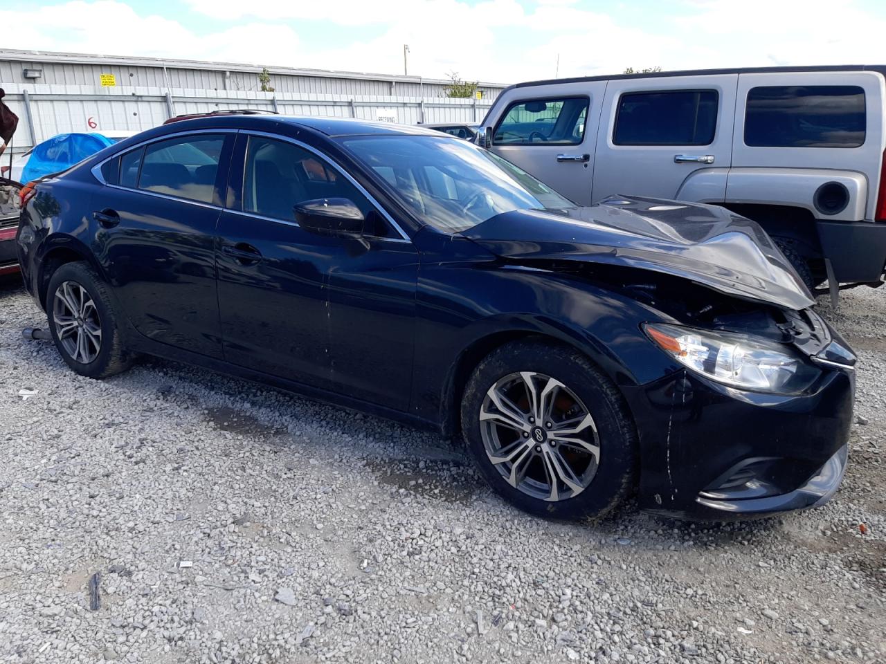 2016 Mazda 6 VIN JM1GJ1U57G1460817 Copart auction photo, front end / rear end damage thumbnail 4