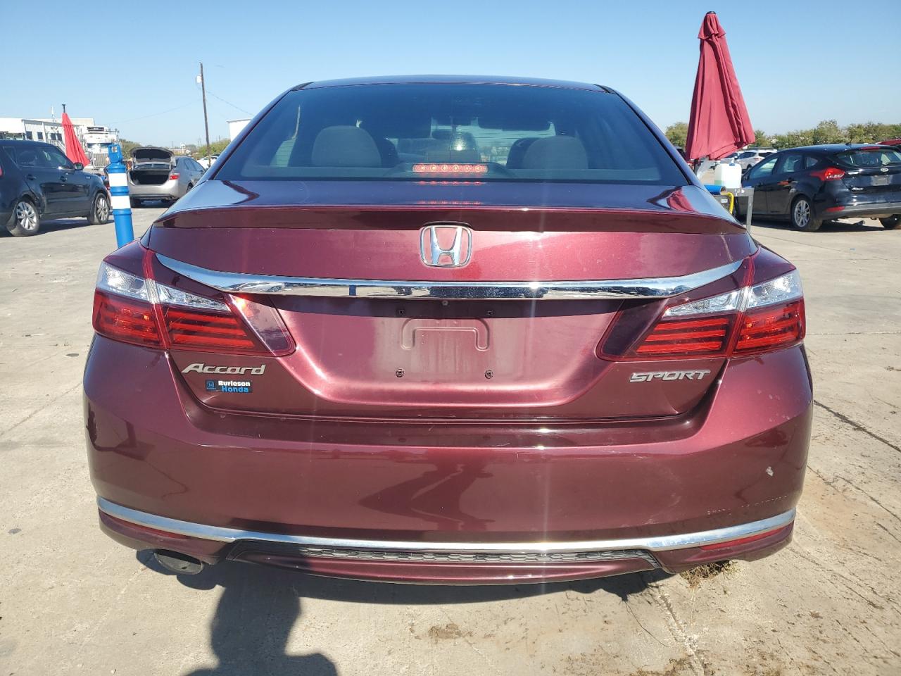 2016 Honda Accord VIN 1HGCR2F55GA240295 Copart auction photo, front end damage thumbnail 6