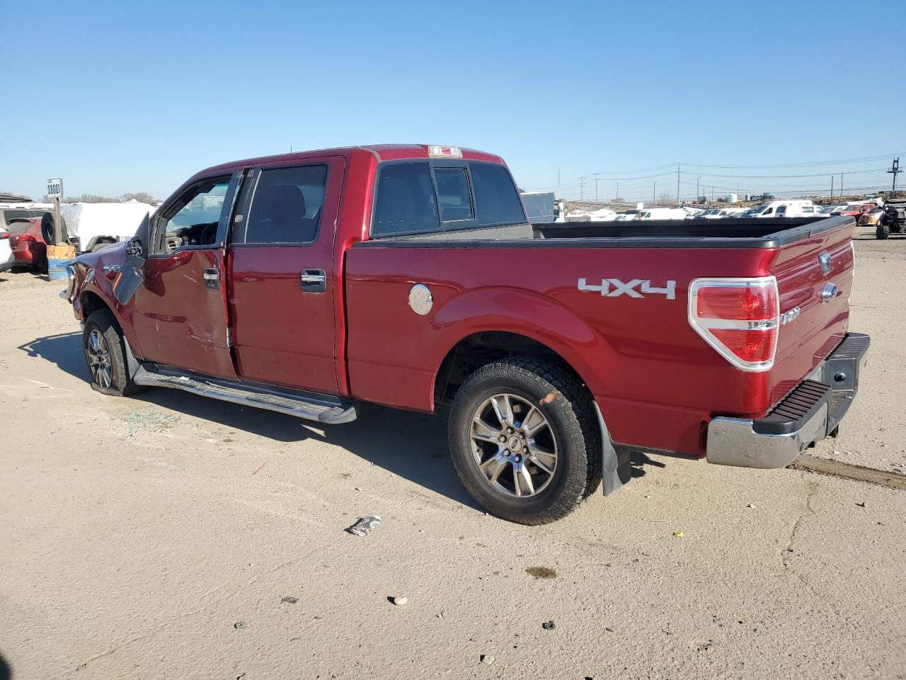2014 Ford F-150 VIN 1FTFW1EF5EFC74116 Copart auction photo, front end / side damage thumbnail 2