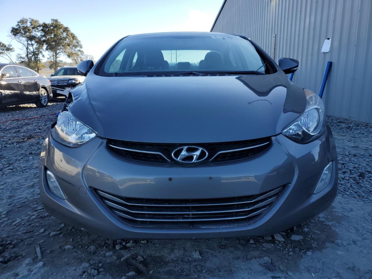2013 Hyundai Elantra VIN 5NPDH4AE2DH232202 Copart auction photo, front end / side damage thumbnail 5