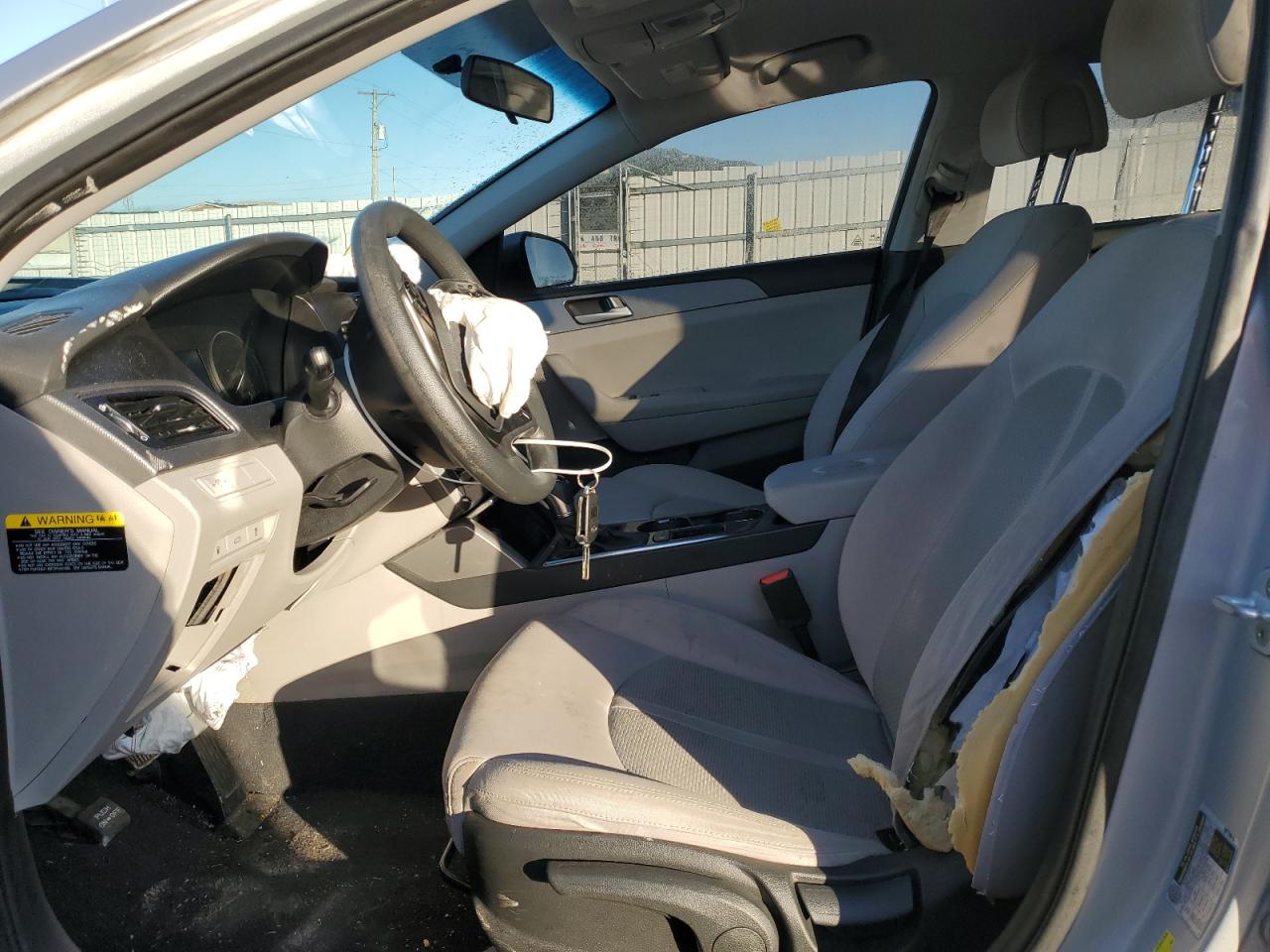 2017 Hyundai Sonata VIN 5NPE24AF8HH443747 Copart auction photo, front end damage thumbnail 7