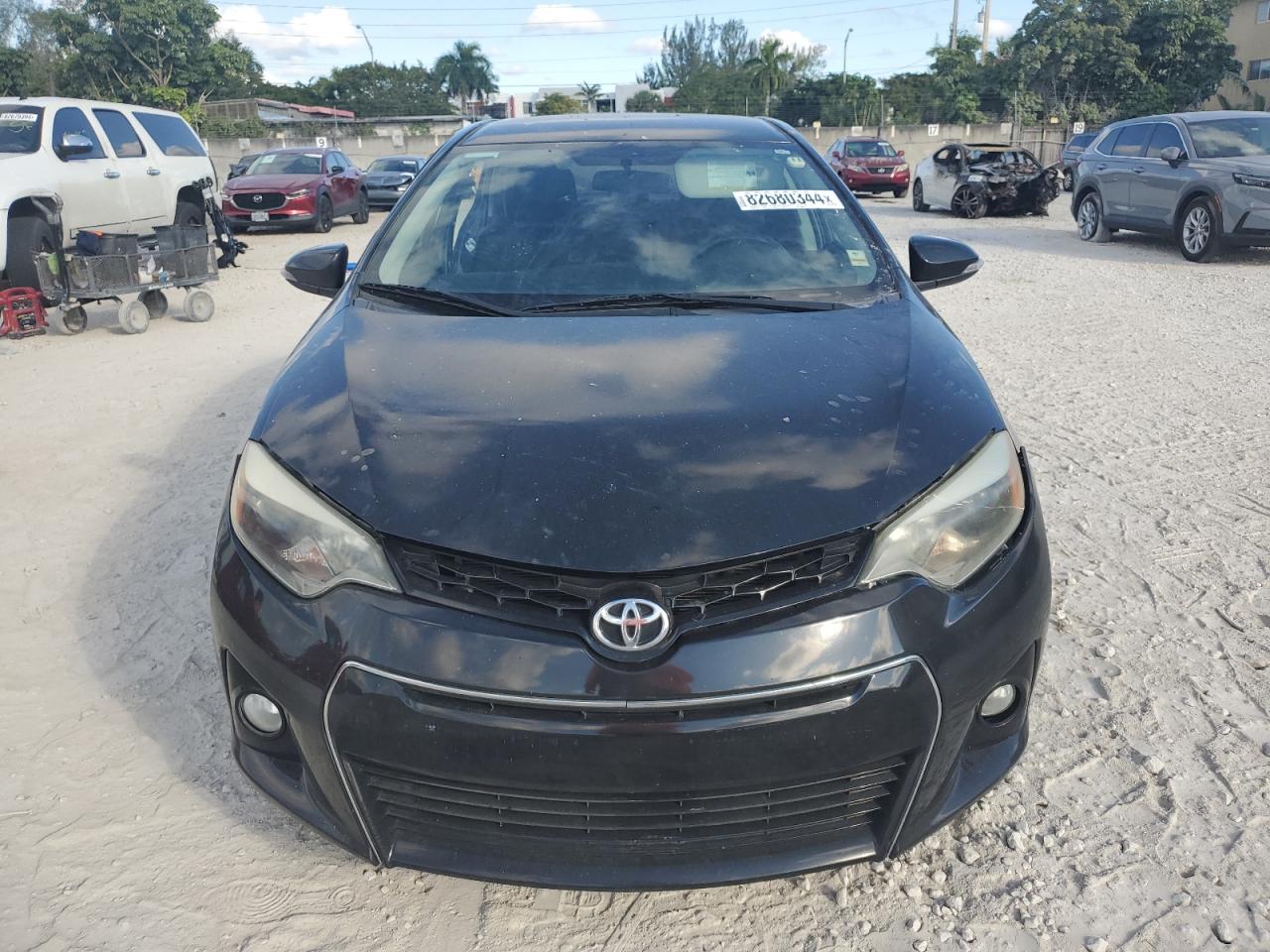 2016 Toyota Corolla VIN 2T1BURHE9GC585808 Copart auction photo, side damage thumbnail 5