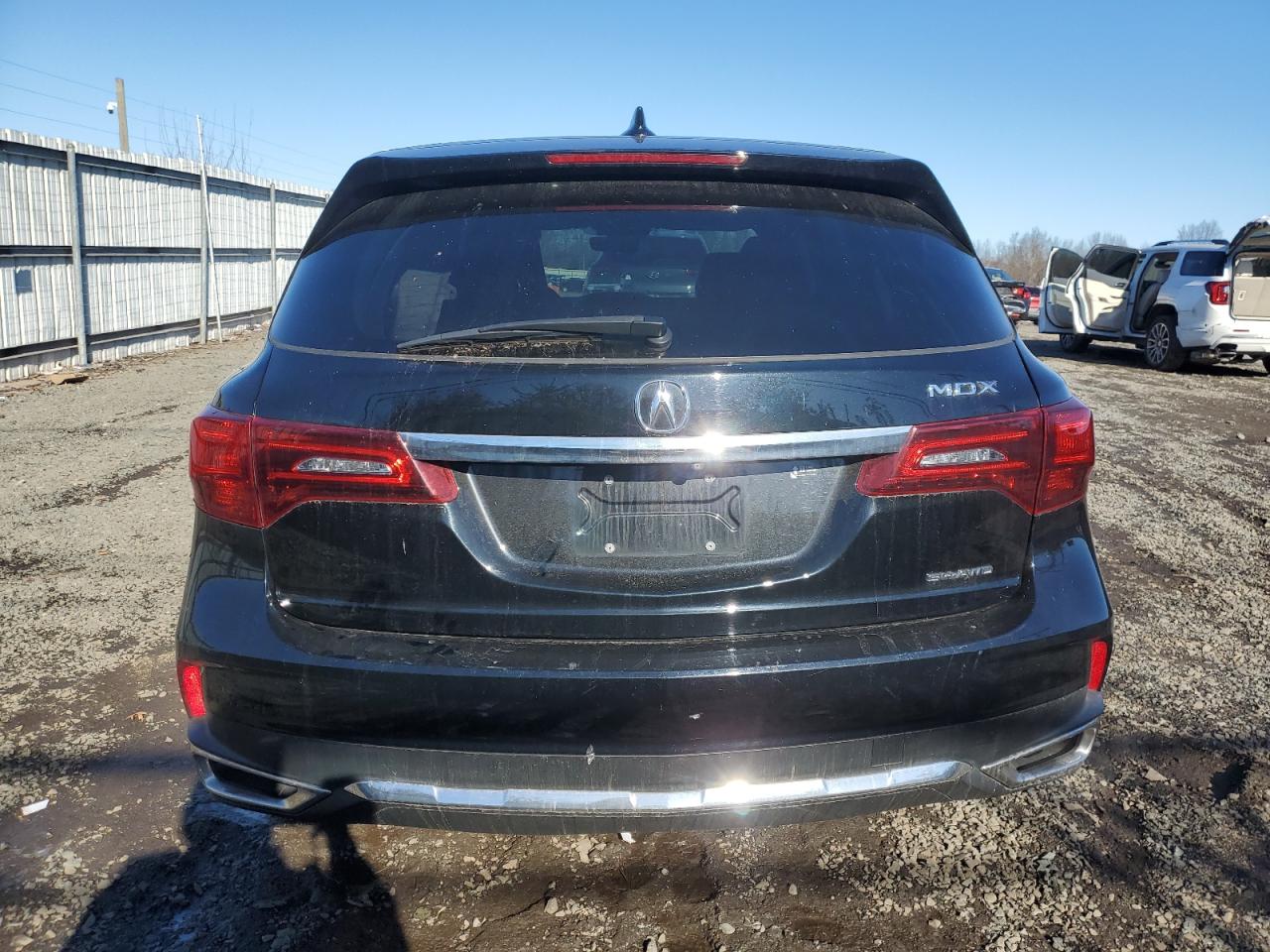 2020 Acura MDX VIN 5J8YD4H37LL050248 Copart auction photo, side / rear end damage thumbnail 6
