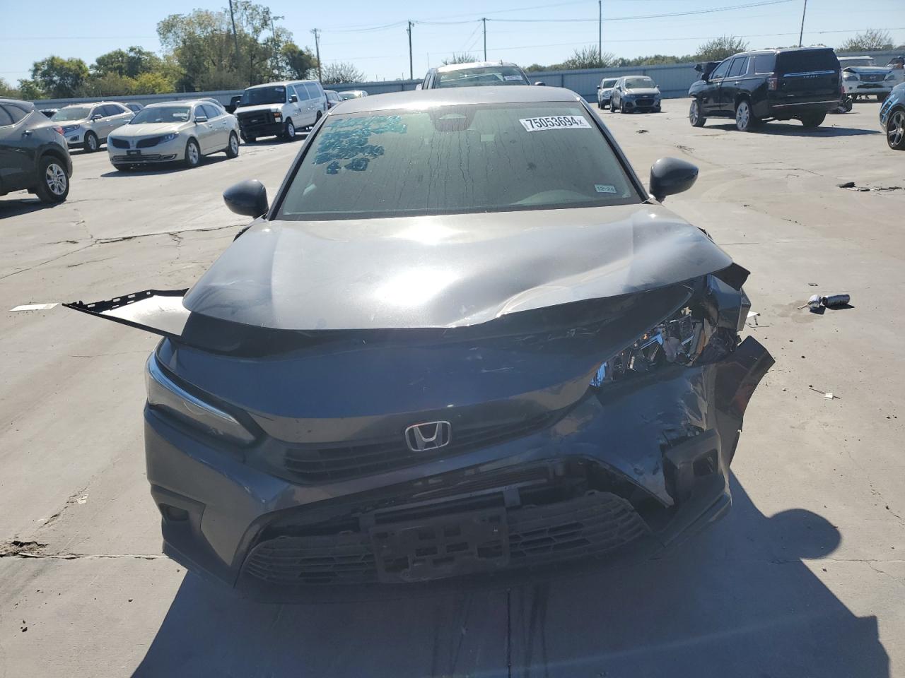 2022 Honda Civic VIN 2HGFE2F29NH558790 Copart auction photo, front end damage thumbnail 5