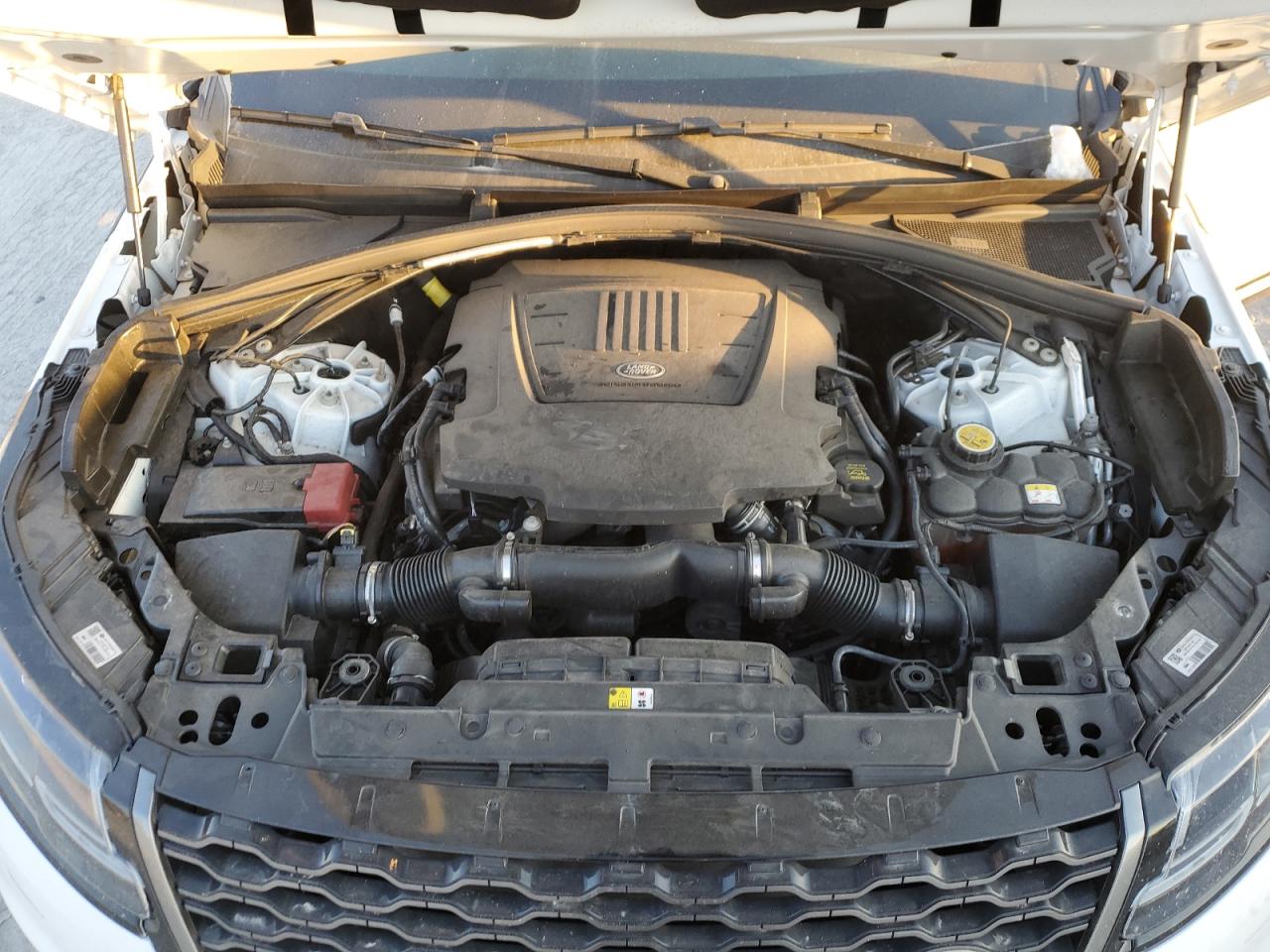 2020 Land Rover Range Rover VIN SALYM2EV9LA261206 Copart auction photo, burn / front end damage thumbnail 14