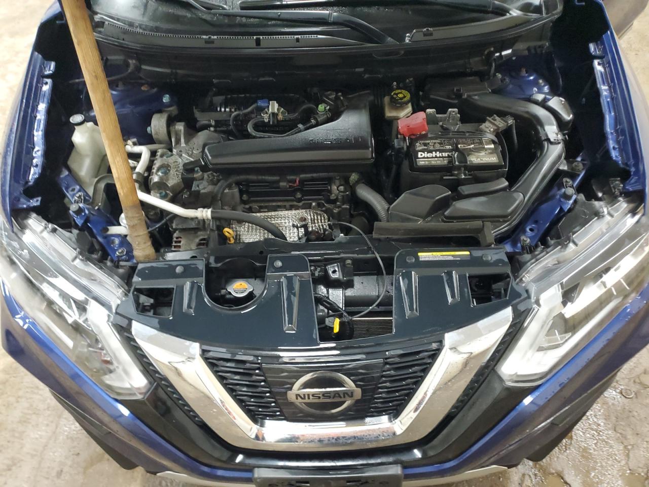 2017 Nissan Rogue VIN JN8AT2MV5HW002286 Copart auction photo, side / front end damage thumbnail 12