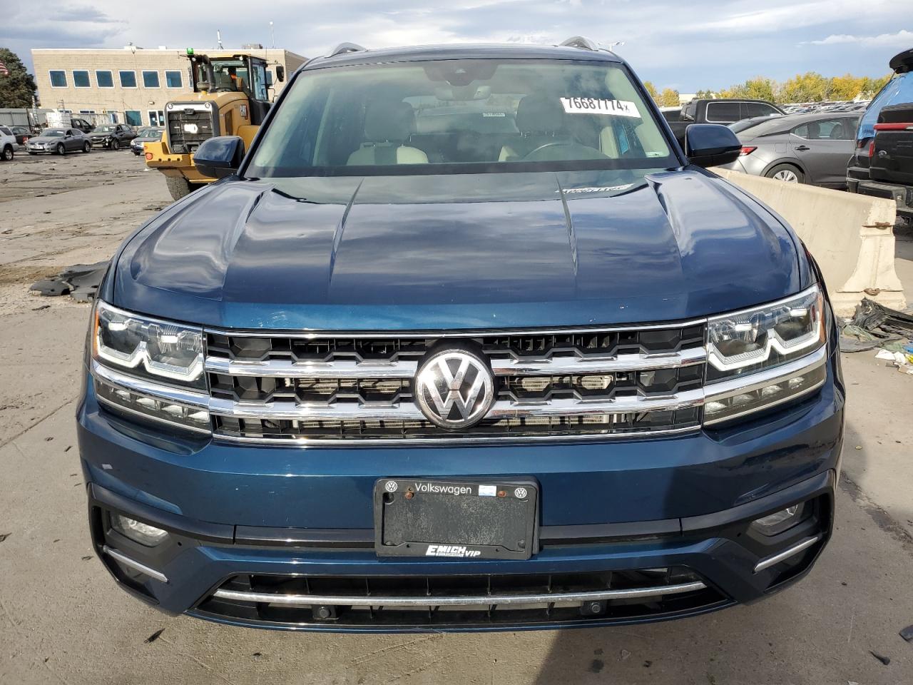 2018 Volkswagen Atlas VIN 1V2RR2CA2JC579679 Copart auction photo, rear end / hail damage thumbnail 5