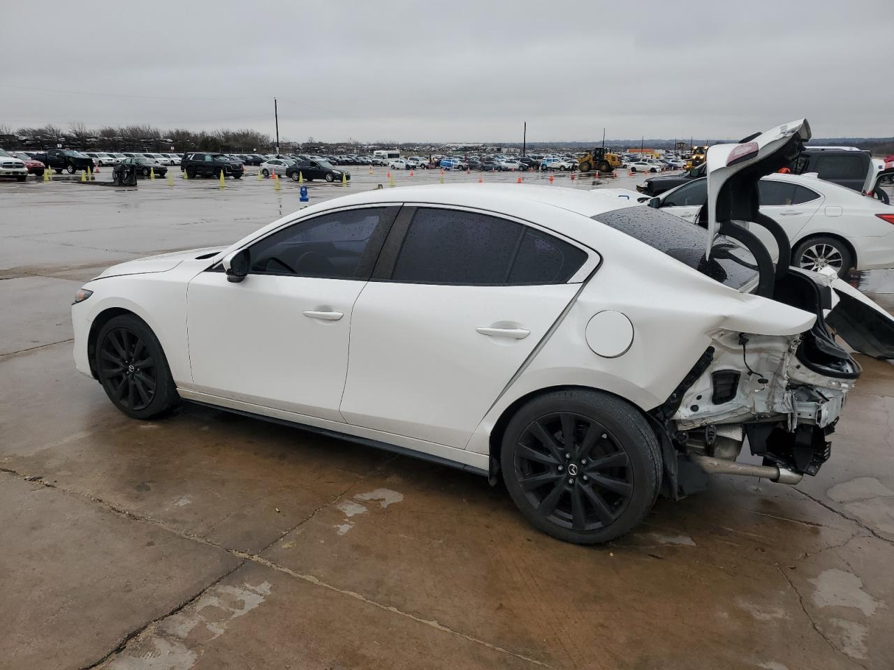 2021 Mazda 3 VIN JM1BPABL9M1321181 Copart auction photo, rear end damage thumbnail 2