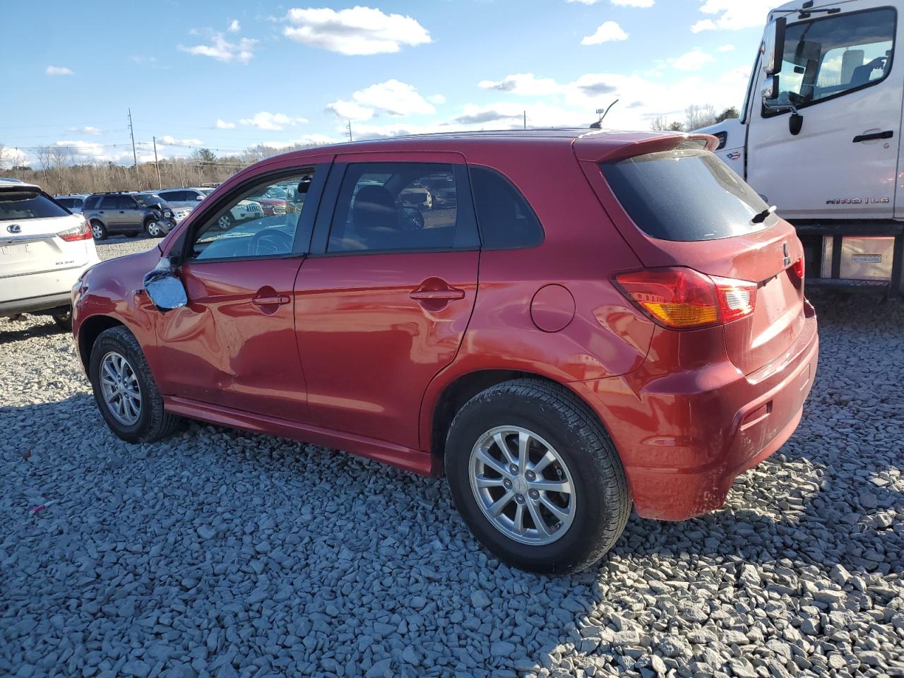 2011 Mitsubishi Outlander VIN JA4AP3AU0BZ008417 Copart auction photo, side / front end damage thumbnail 2