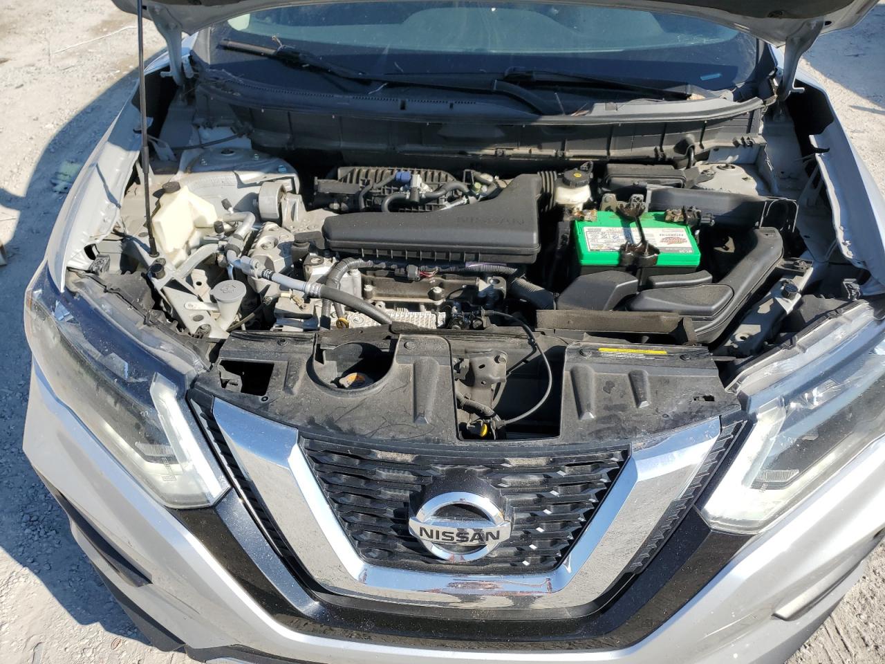 2017 Nissan Rogue VIN 5N1AT2MN7HC748733 Copart auction photo, top/roof / side damage thumbnail 13