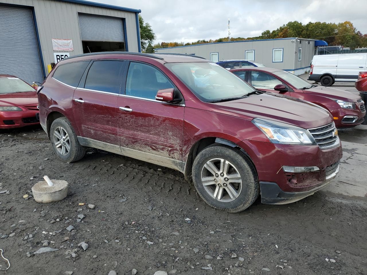 2016 Chevrolet Traverse VIN 1GNKVGKD1GJ101708 Copart auction photo, all over damage thumbnail 4