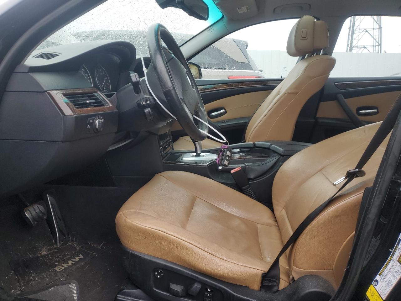 2010 BMW 5er VIN WBANU5C5XAC364163 Copart auction photo, front end damage thumbnail 7