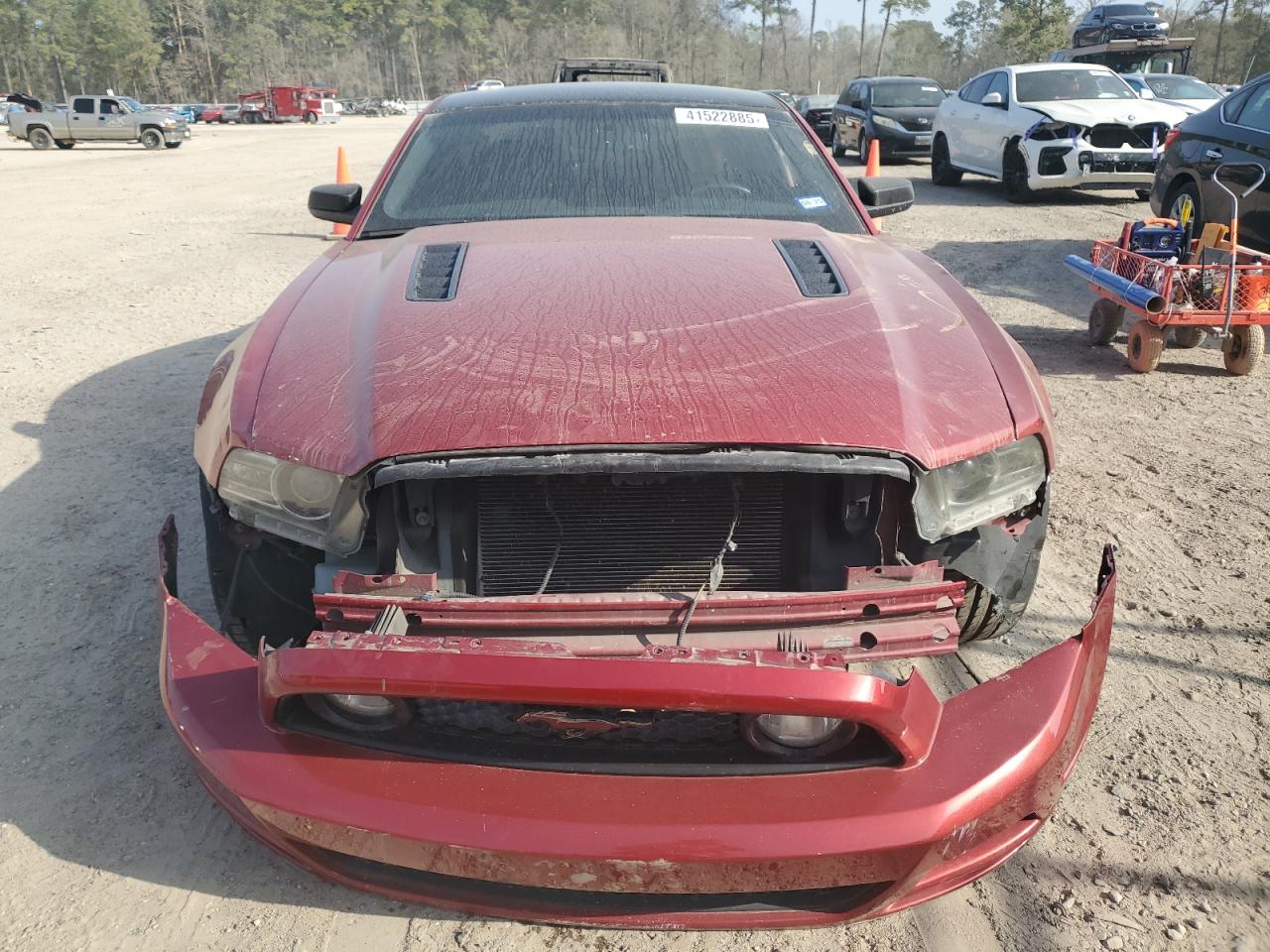 2013 Ford Mustang VIN 1ZVBP8CF4D5226017 Copart auction photo, front end / side damage thumbnail 5
