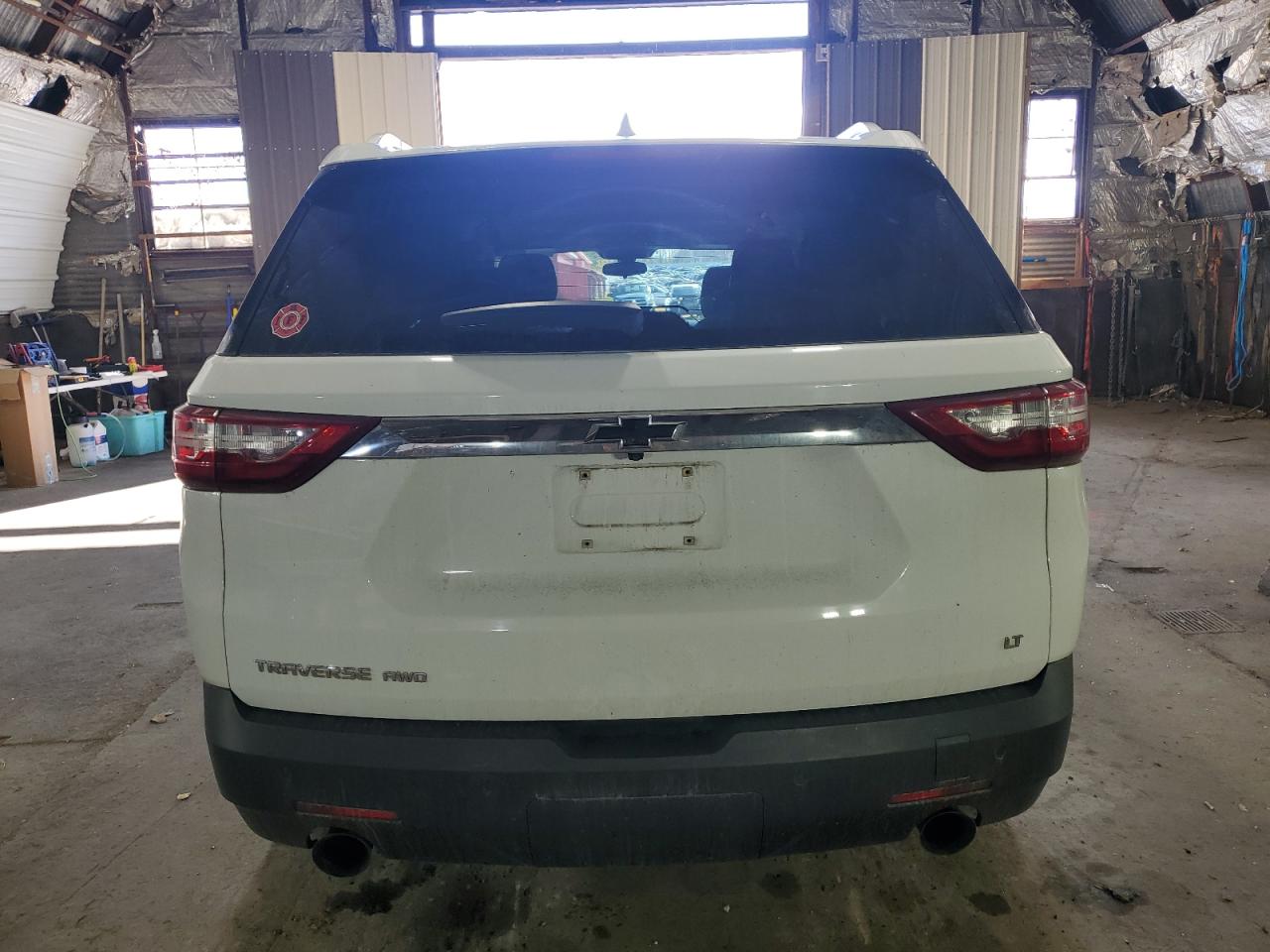 2018 Chevrolet Traverse VIN 1GNEVGKW2JJ202133 Copart auction photo, front end / side damage thumbnail 6