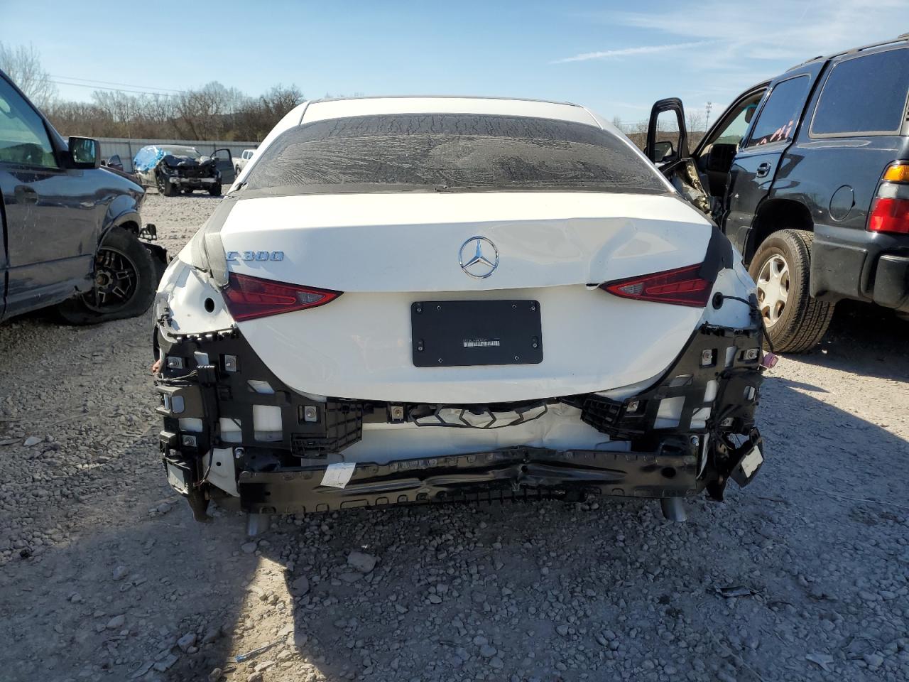 2023 Mercedes-Benz C-klasse VIN W1KAF4GB4PR094669 Copart auction photo, rear end damage thumbnail 6