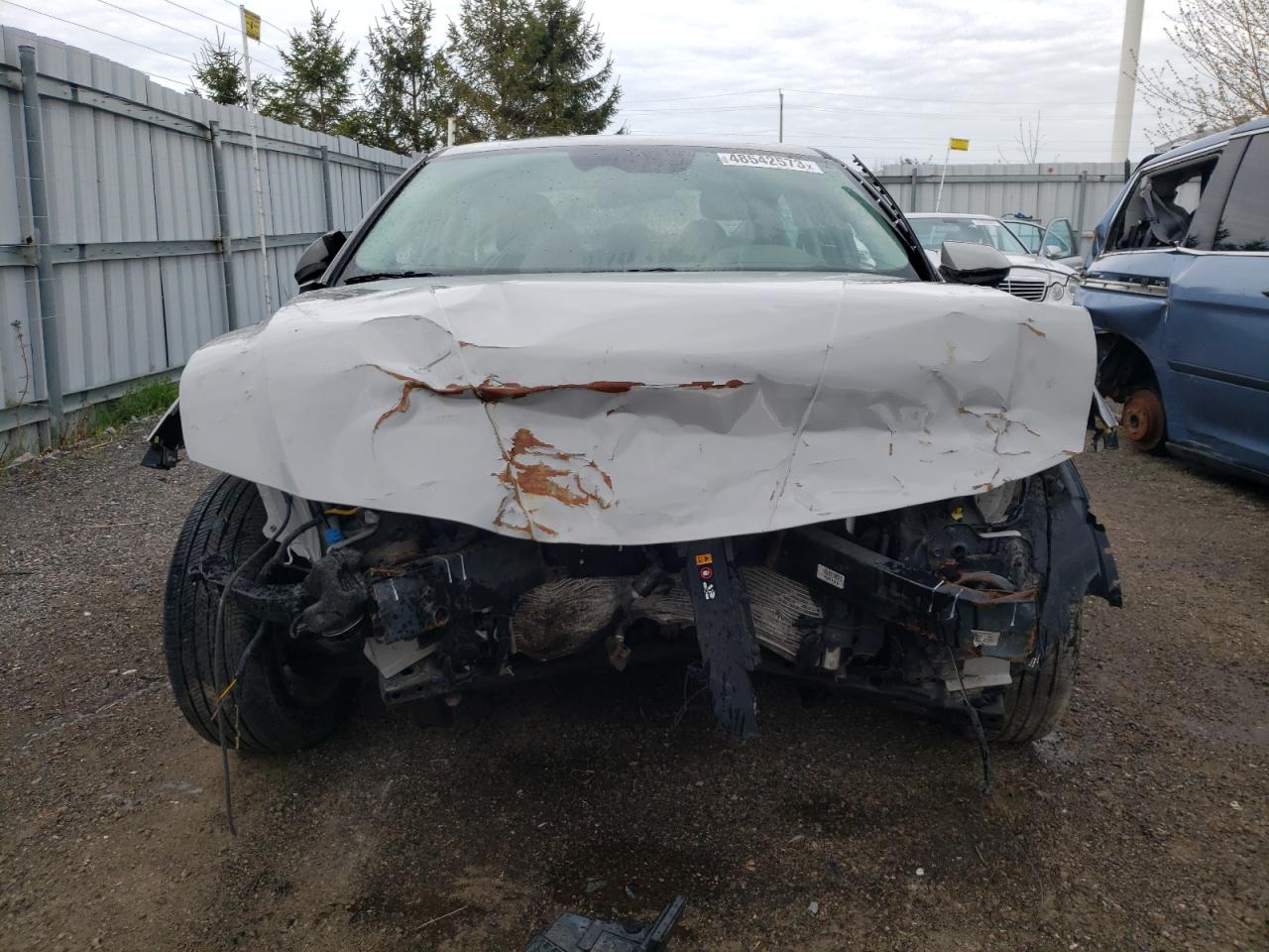 2022 Hyundai Elantra VIN KMHLM4AG8NU225279 Copart auction photo, damage history / front end damage thumbnail 5