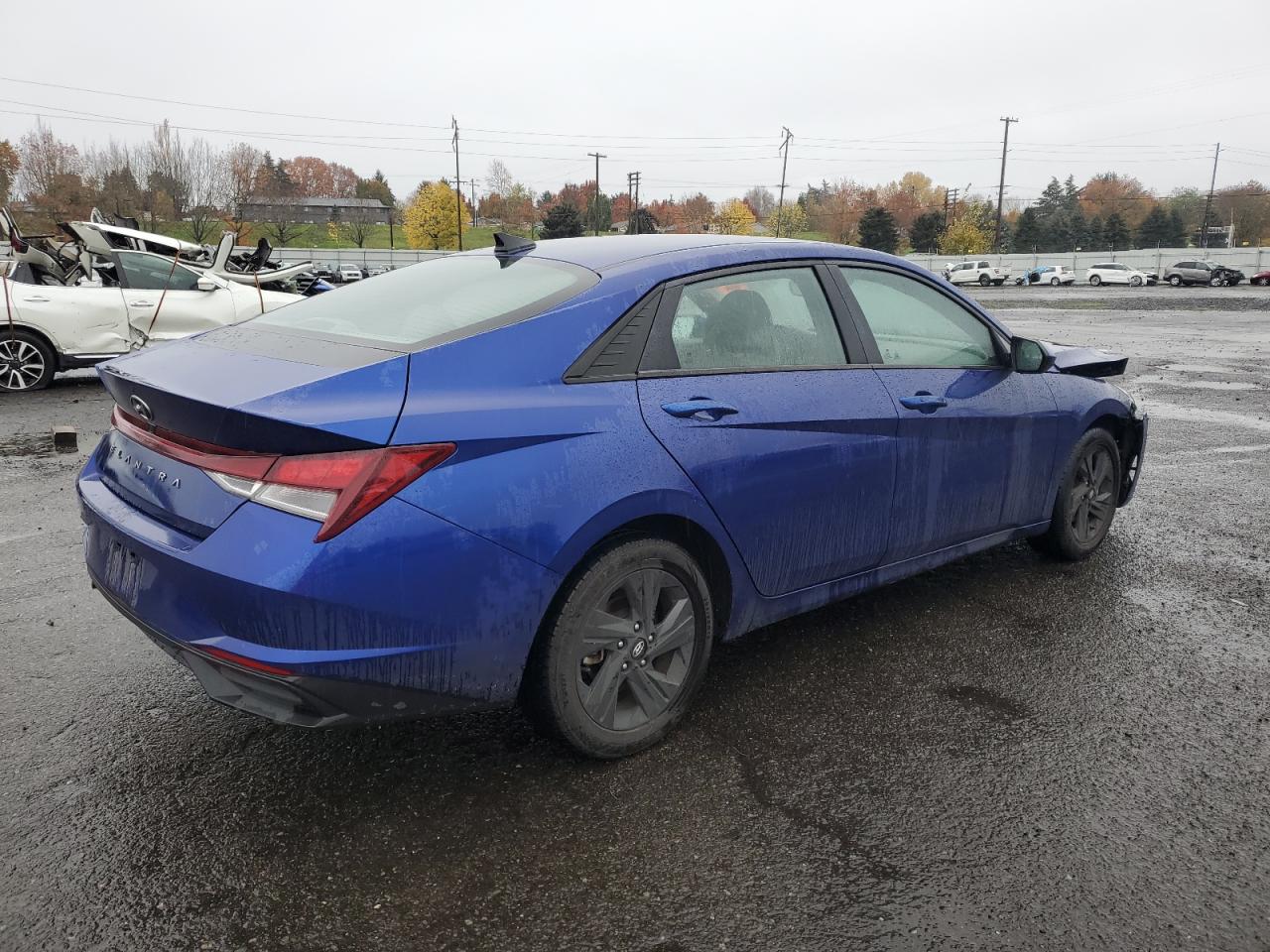 2022 Hyundai Elantra VIN 5NPLM4AG1NH063736 Copart auction photo, front end damage thumbnail 3