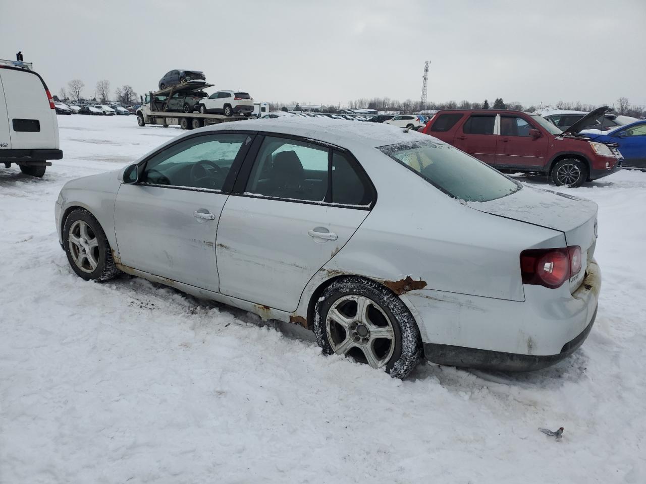 2009 Volkswagen Jetta VIN 3VWJM71K89M087218 Copart auction photo, mechanical / undercarriage damage thumbnail 2